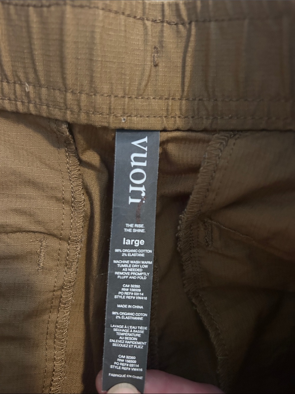 Vuori Ripstop Wide Leg Cropped Pant - Picture 10 of 10